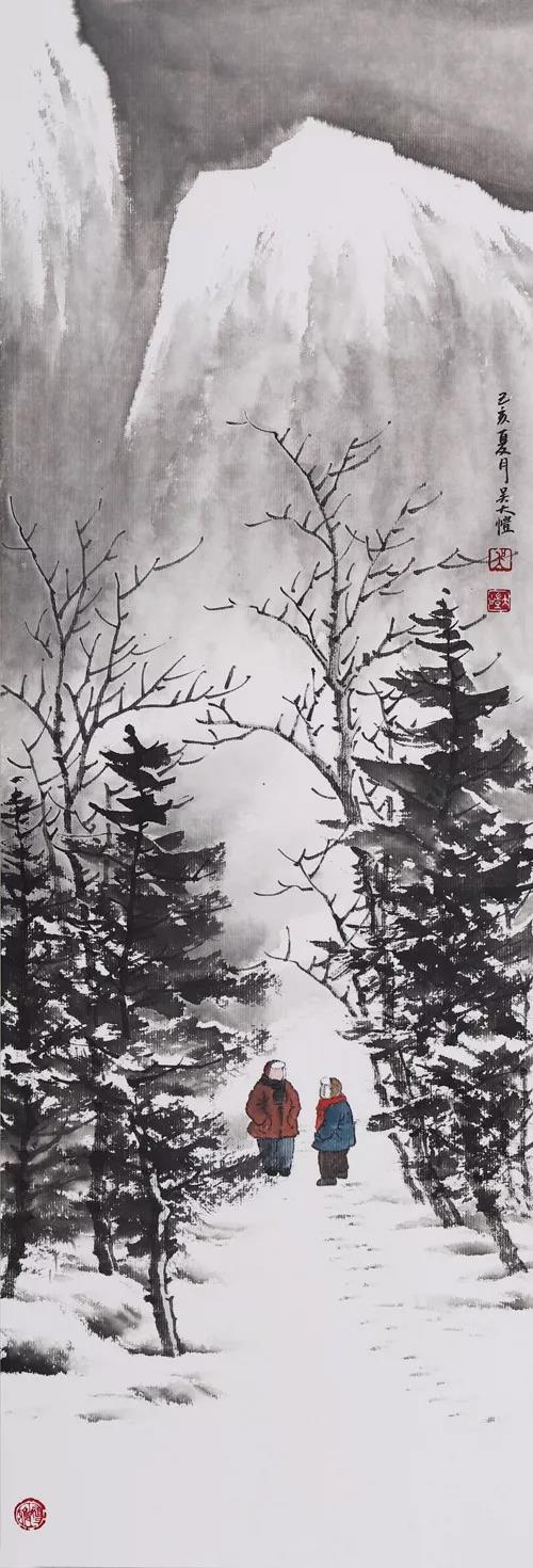 雪景山水吴大恺