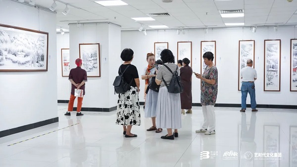 “雪映禅心——吴大恺雪景山水画展”在广州隆重开幕