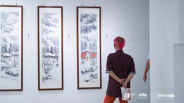 “雪映禅心——吴大恺雪景山水画展”在广州隆重开幕